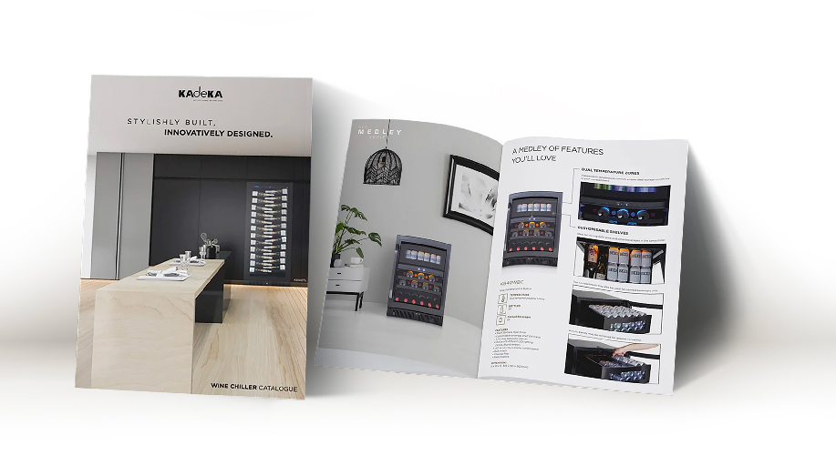 Sparkfury Portfolio: Kadeka Medley impactful catalogue design